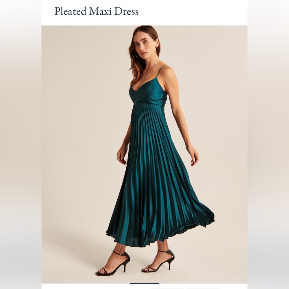 Pleated Maxi Dress